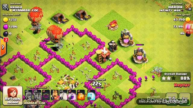 Clash of Clans Attack Strategies Town Hall 8 #1