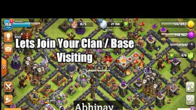 Lets join your clan in coc live