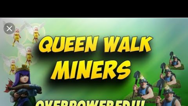 || Queen walk with minner war attack strategy || TH 10.5 war attacks ||coc clashing and gaming Sujit