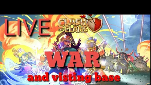 #coc   LETS complete 300 subscriber today guys ........Visiting base and war live