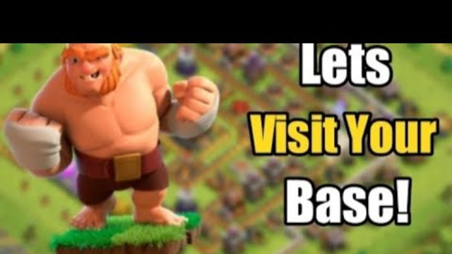 let's visit base #clash of clans # coc live # clash of clans india#pleace come for visiting base.