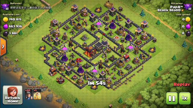 Clash of Clans Townhall 10 3 Star using Minors