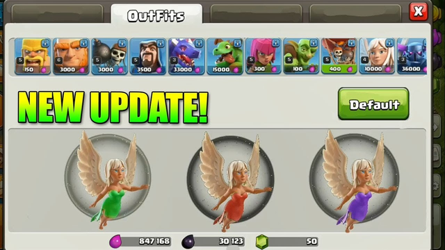 NEW HEALER'S AND ARCHER SKIN - NEW UPDATE CONCEPT|CLASH OF CLANS | SHIVANG|