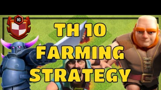 Skuteczna strategia na farme dla Th 10 (Clash of Clans Polska 2019)