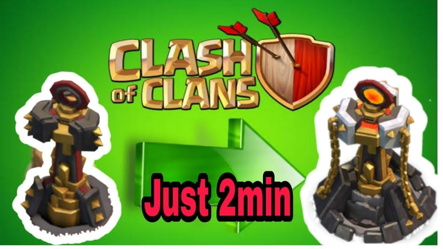 Clash of Clans(COC) Upgrade any building just 2min and free no gold coins.