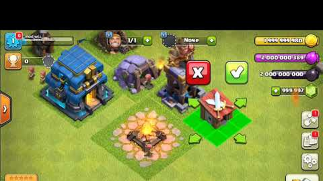 Playing modded clash of clans