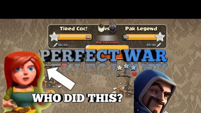 PERFECT WAR | 12 WIN STREAK | BROKEN | AWESOME | TH12 | 3 STARS | CLASH OF CLANS