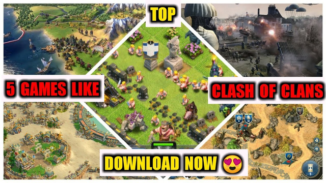 Top 5 Games Like Clash Of Clans - COC | 2019 - Latest (CWT)