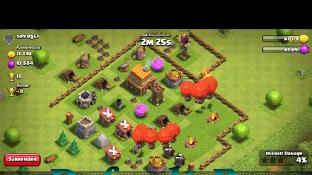 Recking a default base Ep 2 ( Clash of Clans)