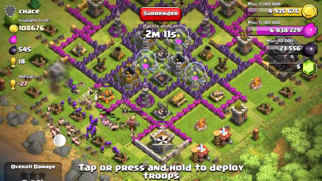 Clash of Clans  Farm Strategy - Town Hall 9 8)
