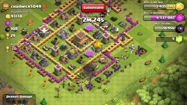 Clash of Clans  Farm Strategy - Town Hall 9 6)