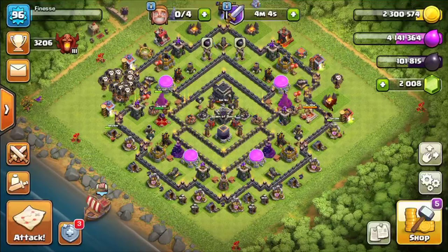 Clash of Clans - Pushing to Champions League ( TH9 )