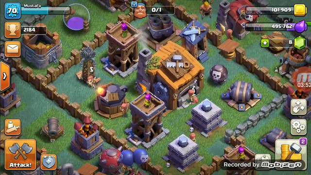 Playing CLASH OF CLANS for the first time