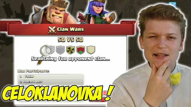 50v50 Clan War je tu ZAS! - Clash of Clans CZ/SK