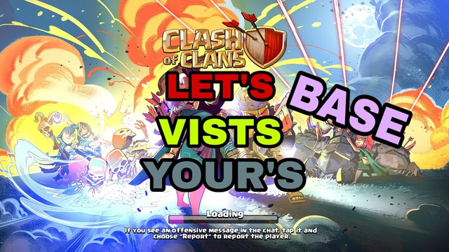 CLASH OF CLANS/LIVE STREAM/LAST VIST YOUR ALL BASE