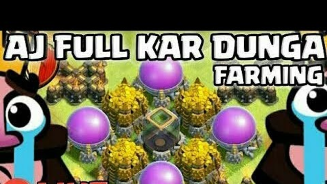 CLASH OF CLANS LIVE FARMING TH9 ROAD TO MAX SUBSCRIBE ME AND JOIN
