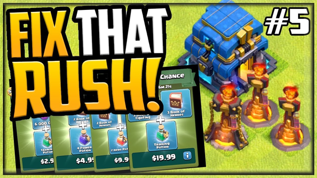 BOUGHT IT ALL - Gem, Fix, MAX That Rush! Clash of Clans Town Hall 12 Episode 5