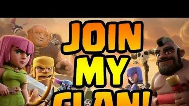CLASH OF CLANS LIVE STREM JOIN MY CLAN