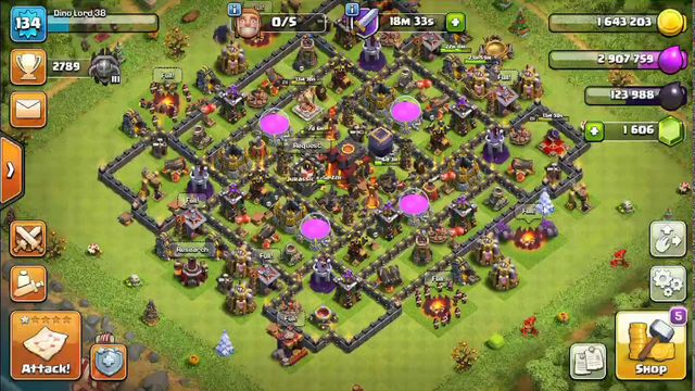 Clash of Clans tons of loot attack!