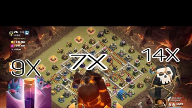Th12 7 lava 14 loon 9 Bat spell unbelievable Attack | clash of clans
