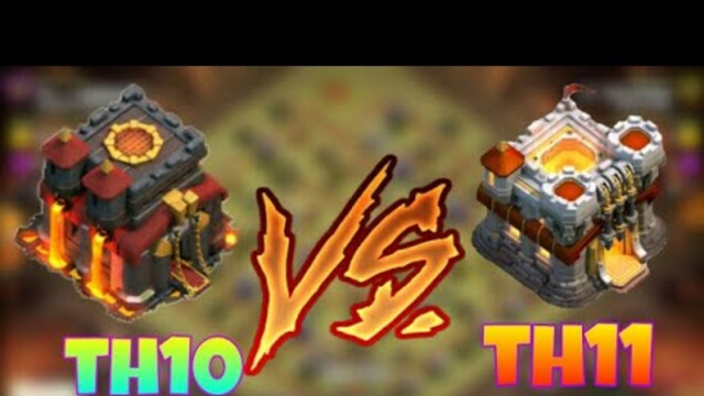 Coc Th10 vs th11 || war attack || best attack strategy || kartos