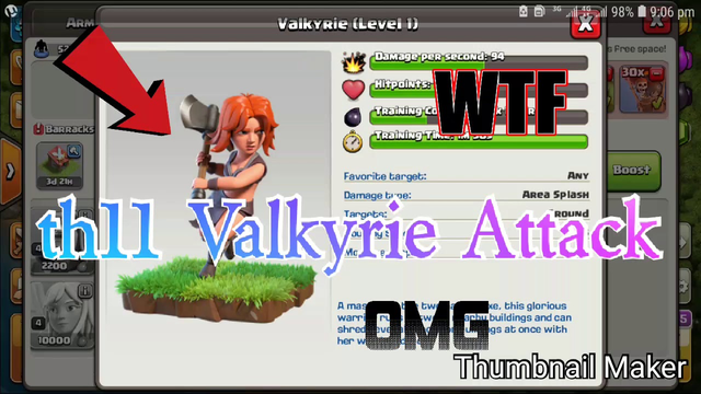 || CLASH of CLANS || TH11 VALKYRIE ATTACK                   ||| 2019 |||