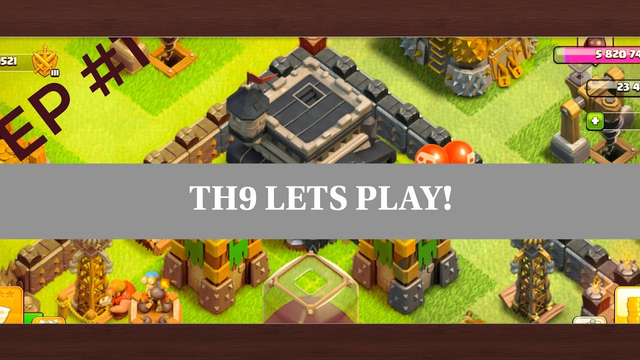CLASH OF CLANS TH9 LETS PLAY EP 1! BABY QUEENWALK?!