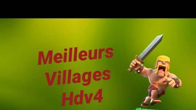 Village parfait hdv 4: clash of clans