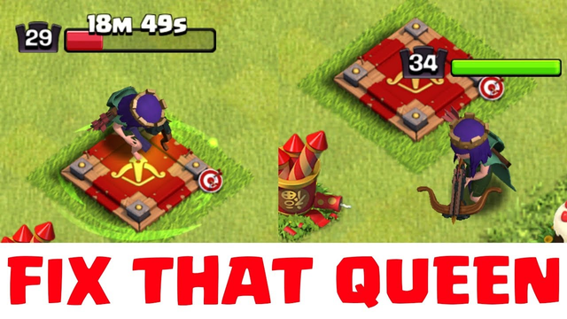 THOR KA HATORA MILE TO QUEEN UP KRU , FIX THAT RUSH ,Clash of Clans India