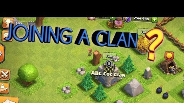 Joining a clan in Clash of Clans