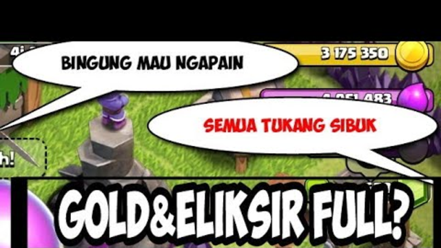 GOLD & ELIKSIR FULL-clash of clans
