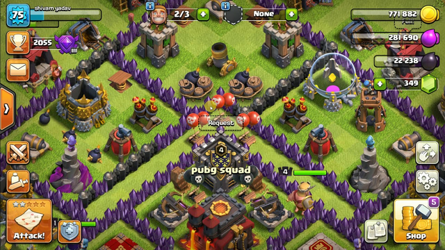 see my base in clash of clans [hindi]