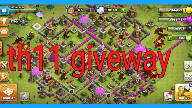 th11 account giveway | gift COC account  |