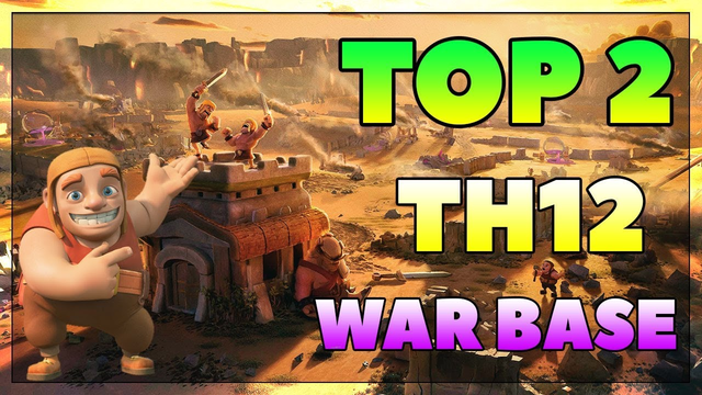 TOP 2 TH12 BASE : COC TOP 2 Town Hall 12 WAR Base | Only 1 Star Anti Everything | Clash of Clans
