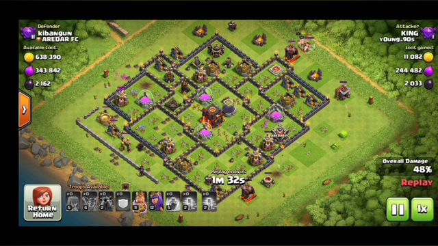 Clash of Clans Th10 loon attack