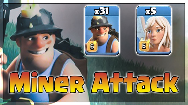 Miner Attack 2019! 31 Max Miner 5 Max Healer Hit 3star TH12 Max War Bases | Clash Of Clans