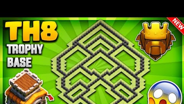 UNSTOPPABLE TOWN HALL 8 (TH8) TROPHY/WAR BASE GUIDE 2019 - Clash Of Clans