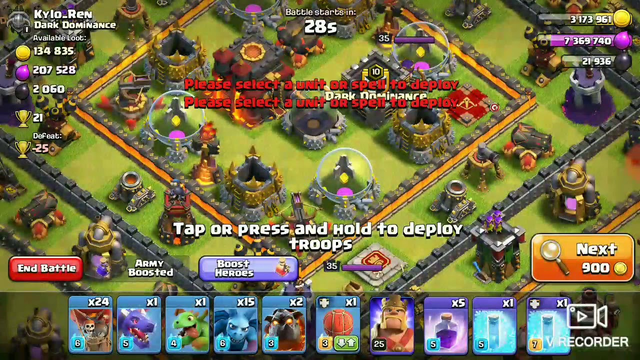 Best strategy:lavaloon and dragons for Town Hall-10. Clash of Clans.
