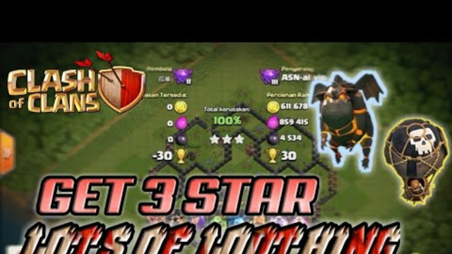 the most coc loothing method, this is how it works !!,CLASH OF CLANS INDONESIA
