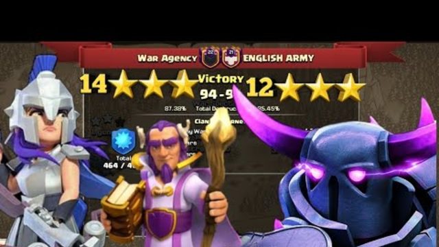 War Agency vs ENGLISH ARMY | AWESOME | TH12 | 3 STARS | CLASH OF CLANS