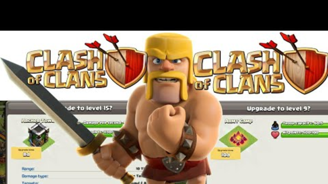 Let's upgrade archer tower level 15 and upgrade army camp level 9 in clash of clans - coc