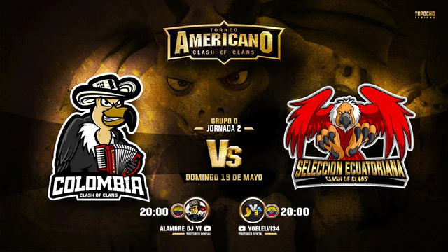 COLOMBIA vs ECUADOR // Torneo Americano de Clash Of Clans // Jornada 2