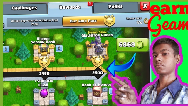 New update clash of clans earn gems// new challenge in clash of clans//