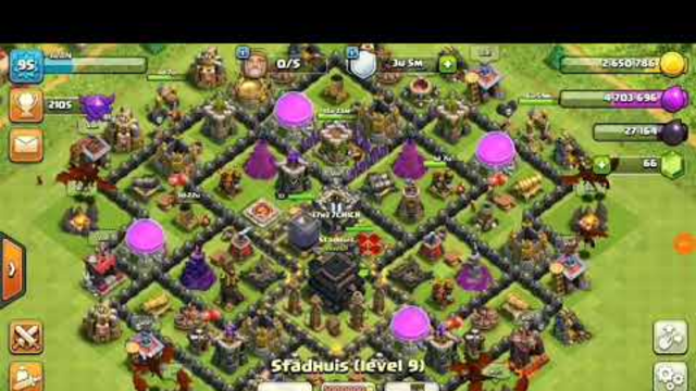 Clash of clans how ficht with dragon 500money subsribe for more