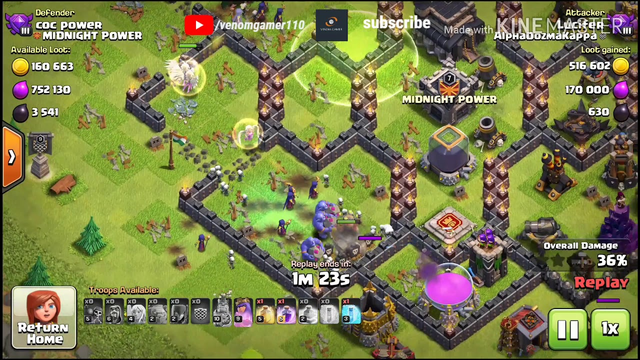 Clash of Clans new attack strategy | 3 star attack | th9 witch bowler golem wizard