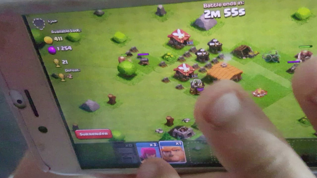 Clash of clans (sorry for the backround noise