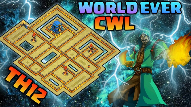 NEW TH12 World Ever Clan War Leagues WAR BASE | New Design Anti 3 Star :: COC