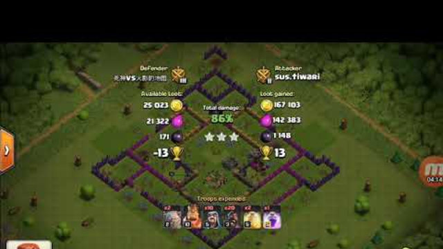 Why....? CV clash of clans rewarded to this th8 attack with one of the best strategy of th8 why...?