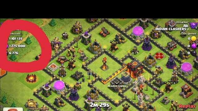What a loot in clash of clans (coc)