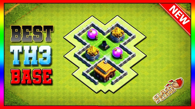 Clash Of Clans - Best Town hall 3 defense strategy + defense clips